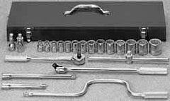 Williams - 22 Pc 1/2" Drive Socket Set - Exact Tooling
