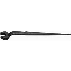 Williams - Open End Wrenches; Wrench Type: Spud Handle ; Tool Type: Standard ; Size (Inch): 1-1/16 ; Finish/Coating: Black ; Head Type: Single End ; Overall Length (Inch): 17 - Exact Tooling