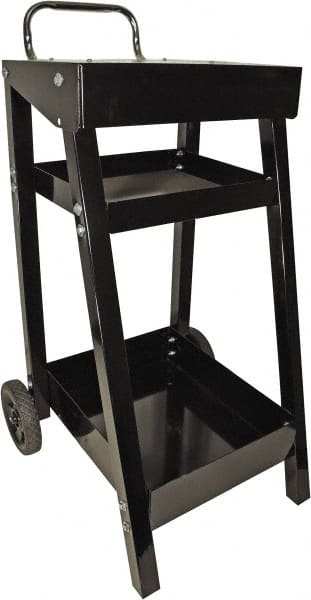 Associated Equipment - 2 Wheel, 20 Lb Capacity, Easy Roller - Rubber Wheels - Exact Tooling