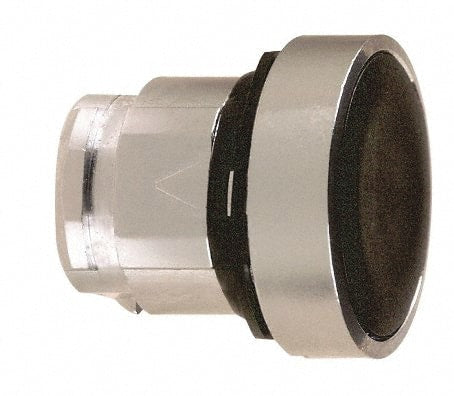 Schneider Electric - 22mm Mount Hole, Flush, Pushbutton Switch Only - Round, Black Pushbutton, Maintained (MA) - Exact Tooling