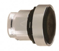 Schneider Electric - 22mm Mount Hole, Flush, Pushbutton Switch Only - Round, Black Pushbutton, Maintained (MA) - Exact Tooling