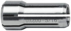 Accupro - 14 Piece, 3/64" to 1/4" Capacity, Double Angle Collet Set - 0.02mm TIR, Series DA300 - Exact Tooling