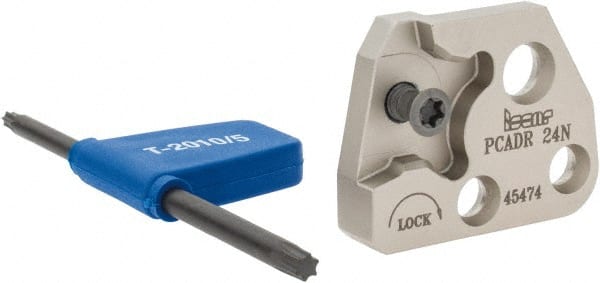 Iscar - 0.02 to 1/8" Groove Width, Right Hand Cut, PCAD Indexable Grooving Blade - Multiple Insert Styles, Series Modular Grip & PentaCut - Exact Tooling