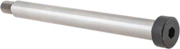 Holo-Krome - 1/2" Shoulder Diam x 5" Shoulder Length, 3/8-16 UNRC, Hex Socket Shoulder Screw - 8 Alloy Steel, Uncoated, 0.729 to 3/4" Head Diam - Exact Tooling