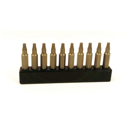 System 4 10 Pack Torx Micro Bits T1 × 28mm - Exact Tooling