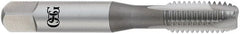 OSG - M18x1.50 Metric Fine, 3 Flute, Bright Finish, High Speed Steel Spiral Point Tap - Plug Chamfer, Right Hand Thread, 4-1/32" OAL, 1-13/16" Thread Length, 0.542" Shank Diam, Series 142 - Exact Tooling