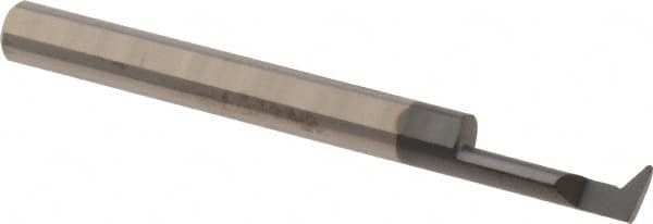 Scientific Cutting Tools - 0.18" Min Bore Diam, 1/2" Max Bore Depth, 3/16 Shank Diam, Profile Boring Bar - 0.01" Corner Radius, Right Hand Cut, Solid Carbide, AlTiN+ Finish - Exact Tooling