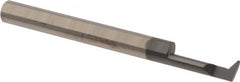 Scientific Cutting Tools - 0.18" Min Bore Diam, 1/2" Max Bore Depth, 3/16 Shank Diam, Profile Boring Bar - 0.01" Corner Radius, Right Hand Cut, Solid Carbide, AlTiN+ Finish - Exact Tooling