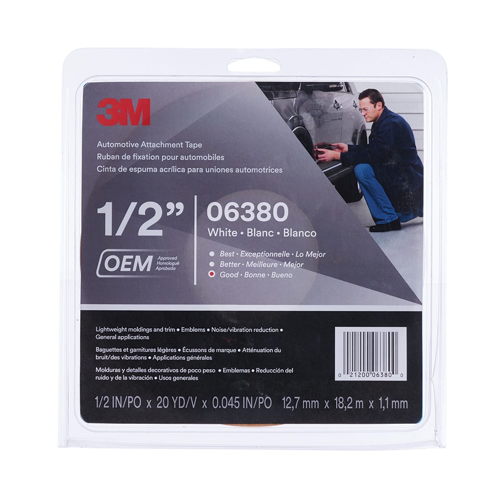 3M - Double Sided Tape; Material Family: Foam ; Length Range: 12 yd. - Exact Tooling