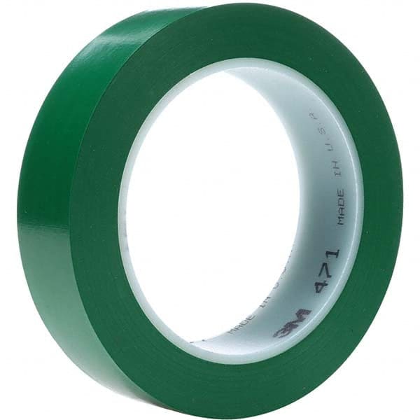 3M - 36 Yd x 1/4" Green Vinyl Film Tape - Exact Tooling