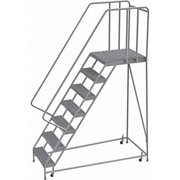 TRI-ARC - Rolling & Wall Mounted Ladders & Platforms Type: Rolling Warehouse Ladder Style: Rolling Safety Ladder - Exact Tooling