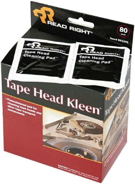READ RIGHT - Sealed Pads - Use with Clean tape Heads, Guides, Capstans, Plastic Rollers & Other Electronic Components. - Exact Tooling