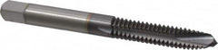 OSG - 1/4-20 UNC, 3 Flute, TiCN Finish, Powdered Metal Spiral Point Tap - Plug Chamfer, Right Hand Thread, 2-1/2" OAL, 1" Thread Length, 0.255" Shank Diam, 3B Class of Fit, Series 312TI - Exact Tooling