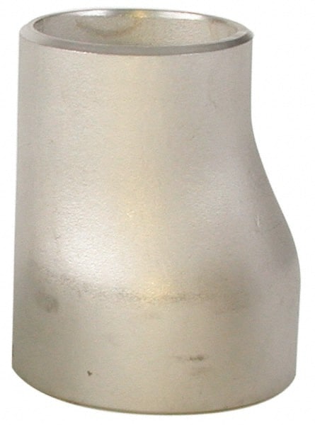 Merit Brass - 1-1/2 x 3/4" Grade 304L Stainless Steel Pipe Eccentric Reducer - Butt Weld x Butt Weld End Connections - Exact Tooling