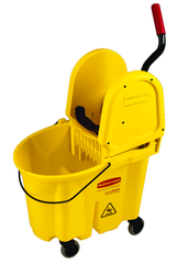 Mop Bucket & Wringer - #29538; 35 Quart Capacity - Exact Tooling