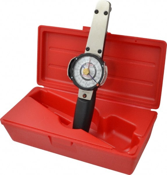 Proto - 3/8" Drive Dial Torque Wrench - 30 N/m Torque, 10" OAL, Fixed Head - Exact Tooling