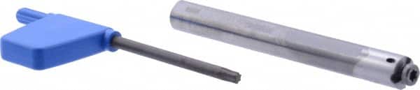 Iscar - MGCH, Indexable Grooving Tool Holder - GFQR Insert Compatibility, 9mm Shank Width, 83.5mm OAL, Through Coolant - Exact Tooling