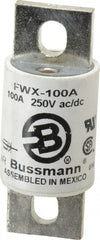 Cooper Bussmann - 250 VAC/VDC, 100 Amp, Fast-Acting Semiconductor/High Speed Fuse - Stud Mount Mount, 3-1/8" OAL, 200 (RMS), 50 at DC kA Rating, 1-7/32" Diam - Exact Tooling