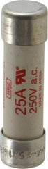 Cooper Bussmann - 250 VAC/VDC, 15 Amp, Fast-Acting Semiconductor/High Speed Fuse - 50.8mm OAL, 200 (RMS), 50 at DC kA Rating, 9/16" Diam - Exact Tooling