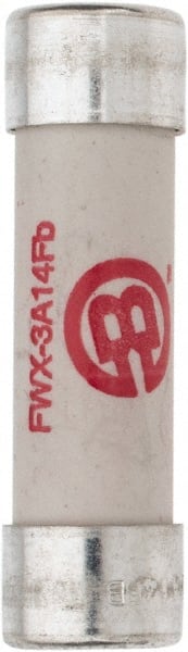 Cooper Bussmann - 250 VAC/VDC, 3 Amp, Fast-Acting Semiconductor/High Speed Fuse - 50.8mm OAL, 200 (RMS), 50 at DC kA Rating, 9/16" Diam - Exact Tooling