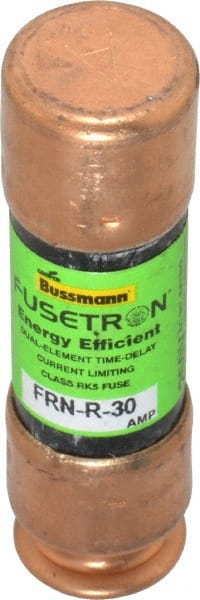 Cooper Bussmann - 125 VDC, 250 VAC, 30 Amp, Time Delay General Purpose Fuse - Fuse Holder Mount, 50.8mm OAL, 20 at DC, 200 (RMS) kA Rating, 9/16" Diam - Exact Tooling