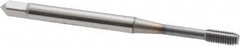 OSG - M3x0.50 Metric Coarse D3 Thread Limit Modified Bottoming Thread Forming Tap - Powdered Metal High Speed Steel, TiCN Finish, 1-15/16" OAL, 5/8" Thread Length, Right Hand Thread, Series EXOTAP NRT - Exact Tooling