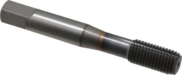 OSG - M10x1.25 Metric Fine D9 Thread Limit Modified Bottoming Thread Forming Tap - Powdered Metal High Speed Steel, TiCN Finish, 2-15/16" OAL, 1-1/4" Thread Length, Right Hand Thread, Series EXOTAP NRT - Exact Tooling