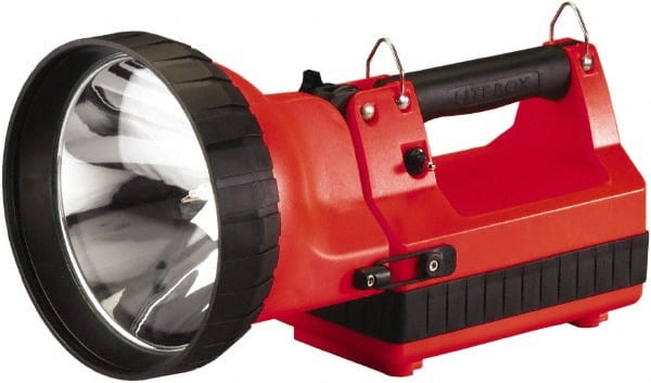 Streamlight - Xenon Bulb, 3,350 Lumens, Spotlight/Lantern Flashlight - Orange Plastic Body, 1 12V Battery Included - Exact Tooling