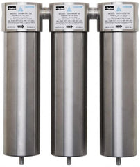 Parker - 1/2" Port, 10" High x 10" Wide, FRL Filter with Stainless Steel Bowl & Automatic Drain - 175 Max psi, 120°F Max - Exact Tooling