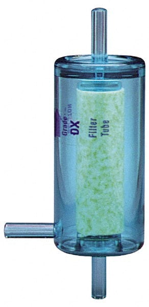 Parker - 1/4" Outlet, 125 Max psi, Inline Filters, Regulators & Lubricators - 7.3 CFM, Disposable Gas or Liquid Filter, 4-1/2" Long - Exact Tooling
