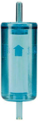 Parker - 1/4" Outlet, 125 Max psi, Inline Filters, Regulators & Lubricators - 7.3 CFM, Disposable Gas or Liquid Filter, 4-1/2" Long - Exact Tooling