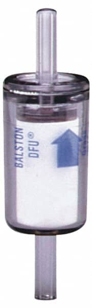 Parker - 1/4" Outlet, 125 Max psi, Inline Filters, Regulators & Lubricators - 6.6 CFM, Disposable Gas or Liquid Filter, 3-1/4" Long - Exact Tooling