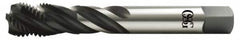 OSG - 1-5/8 - 8 UNS, 6 Flute, Oxide Finish Vanadium High Speed Steel Fast Spiral Flute Tap - Exact Tooling