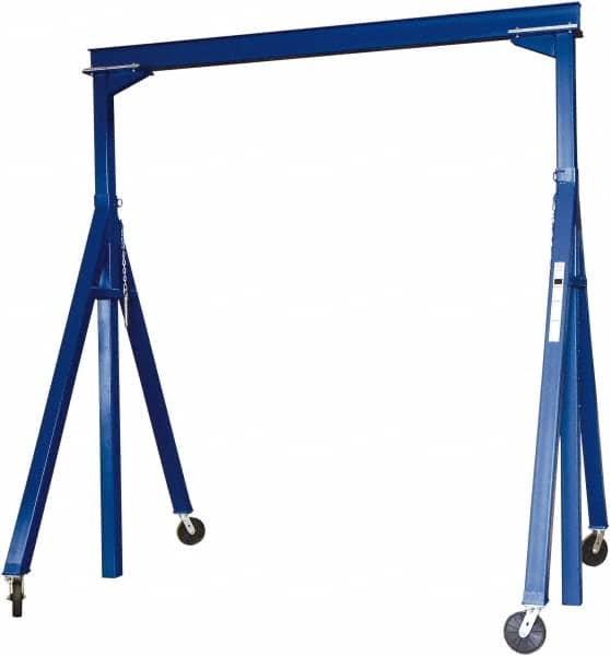 Vestil - 6,000 Lb Load Capacity, Steel Gantry Crane - 15' Span - Exact Tooling