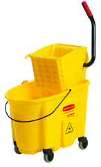 WaveBrake 35 Quart Mop Bucket and Wringer System - Exact Tooling