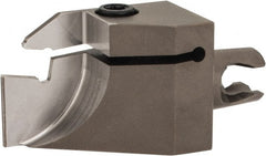 Kennametal - System Size KM16, Left Hand Cut, Modular Cutoff Cutting Unit Head - A2S A2 Insert Style, 1.181" Head Length, 0.669" Center to Cutting Edge, Series Micro A2 - Exact Tooling
