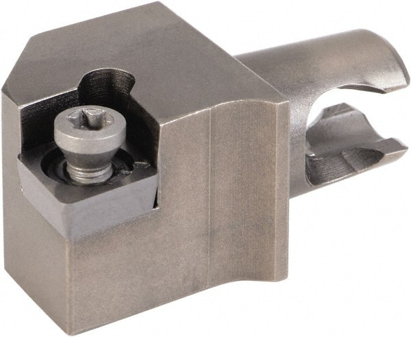 Kennametal - Right Hand Cut, Size KM16, CCMT 09T308 Insert Compatiblity, External Modular Turning & Profiling Cutting Unit Head - 10mm Ctr to Cutting Edge, 20mm Head Length, Through Coolant, Series Micro Screw-On - Exact Tooling