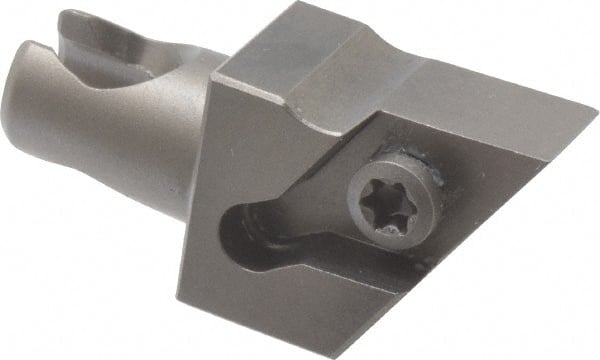 Kennametal - Right Hand Cut, Size KM12, DC.. Insert Compatiblity, External Modular Turning & Profiling Cutting Unit Head - 8mm Ctr to Cutting Edge, 20mm Head Length, Through Coolant, Series Screw-On - Exact Tooling