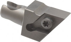 Kennametal - Right Hand Cut, Size KM12, DC.. Insert Compatiblity, External Modular Turning & Profiling Cutting Unit Head - 8mm Ctr to Cutting Edge, 20mm Head Length, Through Coolant, Series Screw-On - Exact Tooling