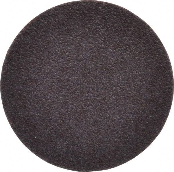 Norton - 2" Diam, 60 Grit Aluminum Oxide Adhesive PSA Disc - Coarse Grade, Brown, X Weighted Backing, Flexible - Exact Tooling