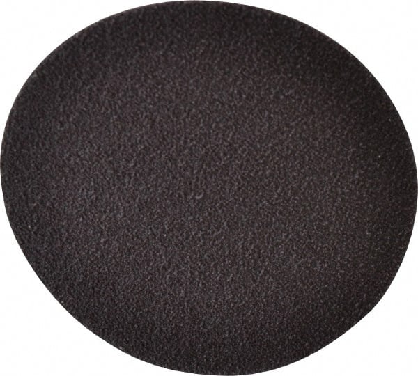 Norton - 3" Diam, 80 Grit Aluminum Oxide Adhesive PSA Disc - Coarse Grade, Brown, X Weighted Backing, Flexible - Exact Tooling