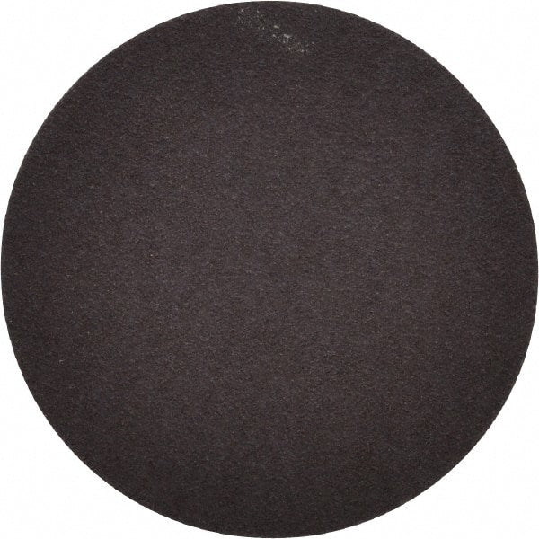 Norton - 3" Diam, 100 Grit Aluminum Oxide Adhesive PSA Disc - Medium Grade, Brown, X Weighted Backing, Flexible - Exact Tooling