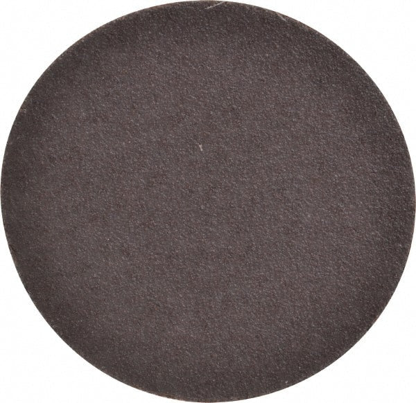 Norton - 5" Diam, 40 Grit Aluminum Oxide Adhesive PSA Disc - Very Coarse, Maroon, X Weighted Cloth Backing, Flexible - Exact Tooling