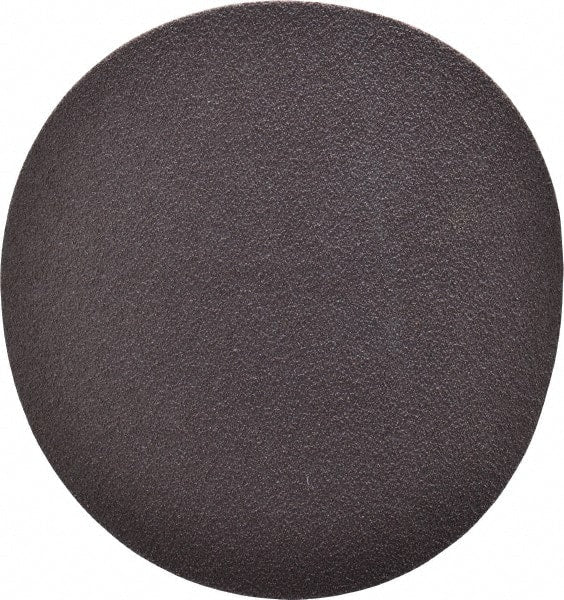 Norton - 6" Diam, 80 Grit Aluminum Oxide Adhesive PSA Disc - Coarse Grade, Brown, X Weighted Backing, Flexible - Exact Tooling