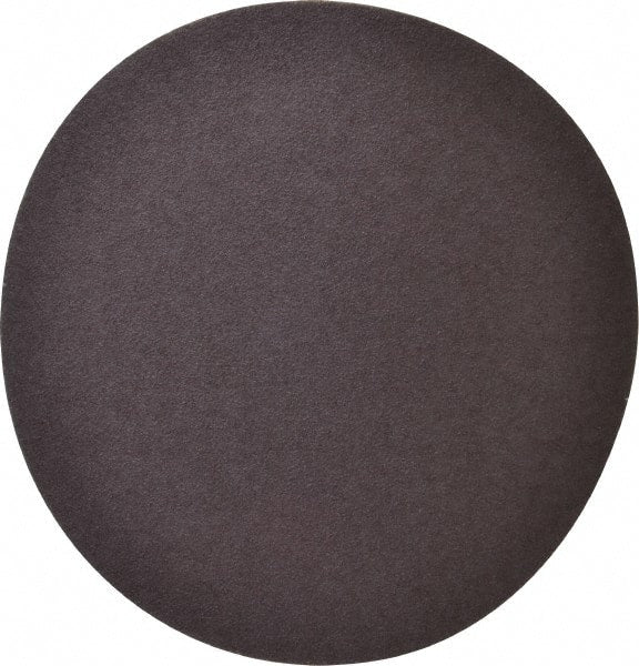 Norton - 8" Diam, 60 Grit Aluminum Oxide Adhesive PSA Disc - Coarse Grade, Maroon, X Weighted Backing, Flexible - Exact Tooling