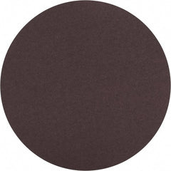 Norton - 10" Diam, 100 Grit Aluminum Oxide Adhesive PSA Disc - Medium Grade, Brown, X Weighted Backing, Flexible - Exact Tooling