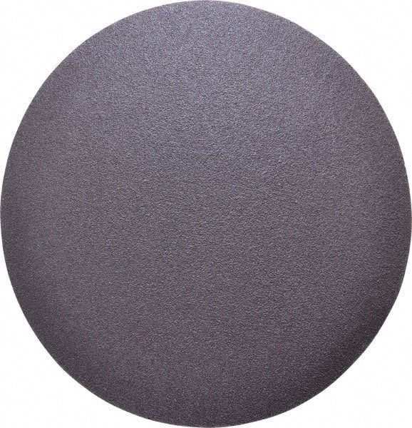 Norton - 12" Diam, 40 Grit Aluminum Oxide Adhesive PSA Disc - Very Coarse, Brown, X Weighted Cloth Backing, Flexible - Exact Tooling