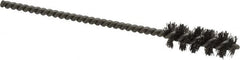 Weiler - 3/8" Diam Helical Steel Tube Brush - 0.008" Filament Diam, 1" Brush Length, 3-1/2" OAL, 1/8" Diam Stainless Steel Shank - Exact Tooling