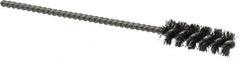 Weiler - 3/8" Diam Helical Steel Tube Brush - 0.006" Filament Diam, 1" Brush Length, 3-1/2" OAL, 1/8" Diam Stainless Steel Shank - Exact Tooling
