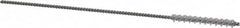 Weiler - 1/8" Diam Helical Nylon Tube Brush - 0.012" Filament Diam, 1" Brush Length, 4" OAL, 0.064" Diam Shank - Exact Tooling